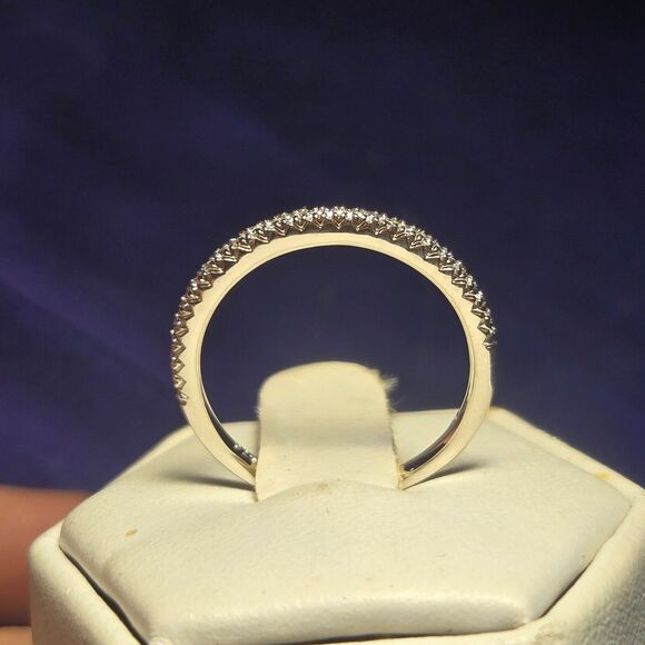 Romance Stacker Sterling Silver Ring Sz 6 - Picture 2 of 7